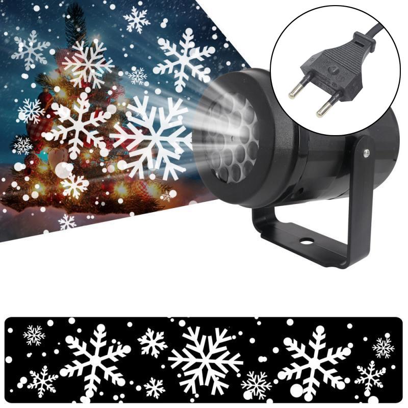 Multiple Patterns Christmas Projector Decoration Indoor Lighting LED Laser Projector Snowflake Lamp Party New Year Outdoor Home