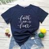 Faith Over Fear Unisex Streetwear T-Shirt - European & American Style