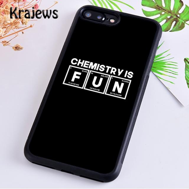 Krajews Химия Мягкий Чехол Для Телефона Для iPhone 17 Air 16 15 14 plus 11 12 13 pro max coque Оболочка Fundas