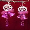 Set of 2 Christmas Tree Decoration Items Bells for Wall Main Door Tree Hanging Bells Props Ornaments Xmas Decor for Home Office