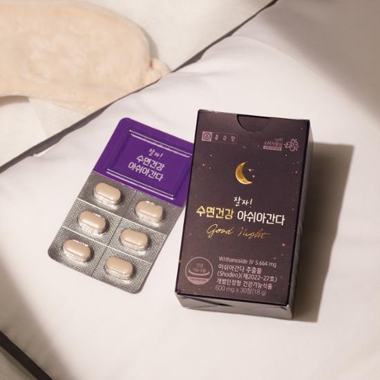 Chong Kun Dang Good Night Sleep Health Ашаганда 30 таблеток (стоимость 30 дней)