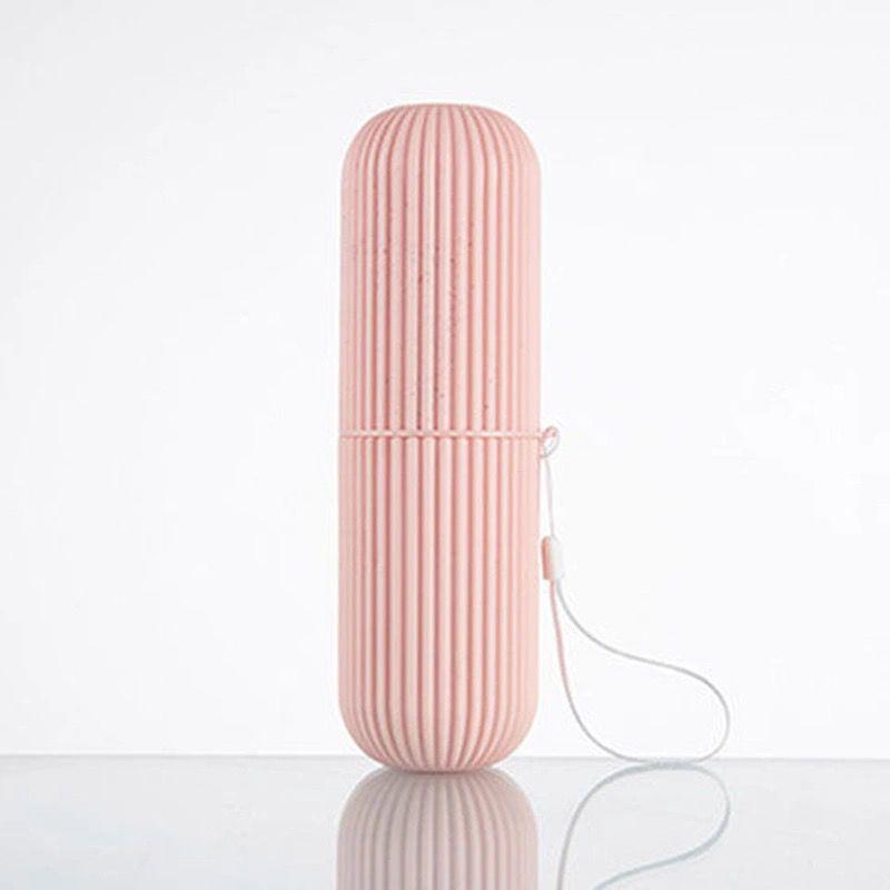 Креативный дорожный набор зубных щеток и ополаскивателя для полости рта с крышкой — портативный, современный дизайн