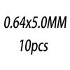 10 шт. 0,5/0,64/0,76/0,81 мм 14K позолоченные разомкнутые соединительные колечки 14K позолоченные разъемные кольца для изготовления брелоков и браслетов, фурнитура для бижутерии