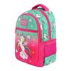 Лицензированный рюкзак для девочек начальной школы цвета фуксия с рисунком единорога, сумка для обеда и держатель для ручек