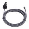 DC Car Power Cable 16ft 12V 24V 18AWG Water Resistant Cigar Lighter Power Supply Cord for Mini Satellite Dish RV Car