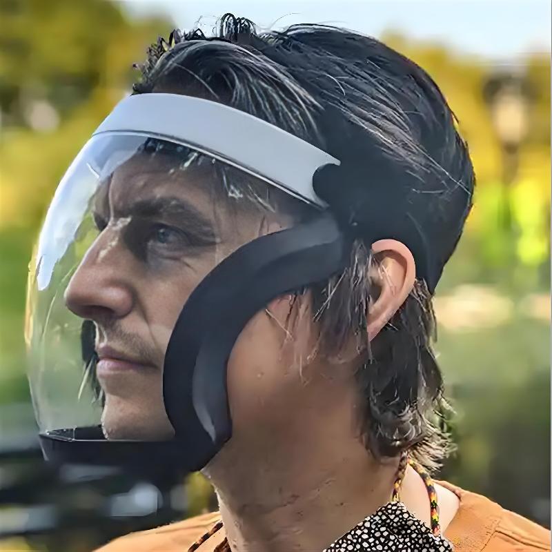 Safety Face Shield Anti-splash Anti-fog Features with Adjustable Headband for Office and Travel