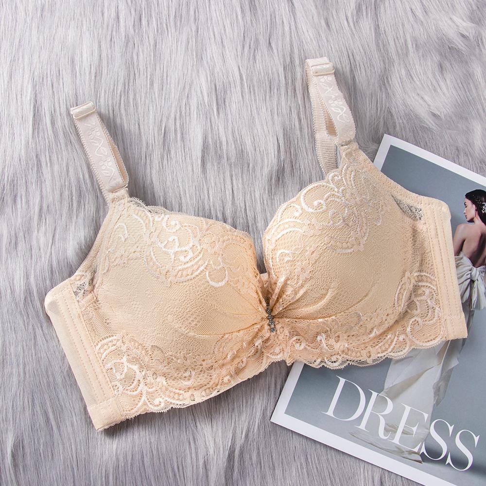Women's Bra Plus Size 80-105 C/D Push Up Bralette Bra  Sexy Lace Intimates Lingerie Undrwear Underwire Bra