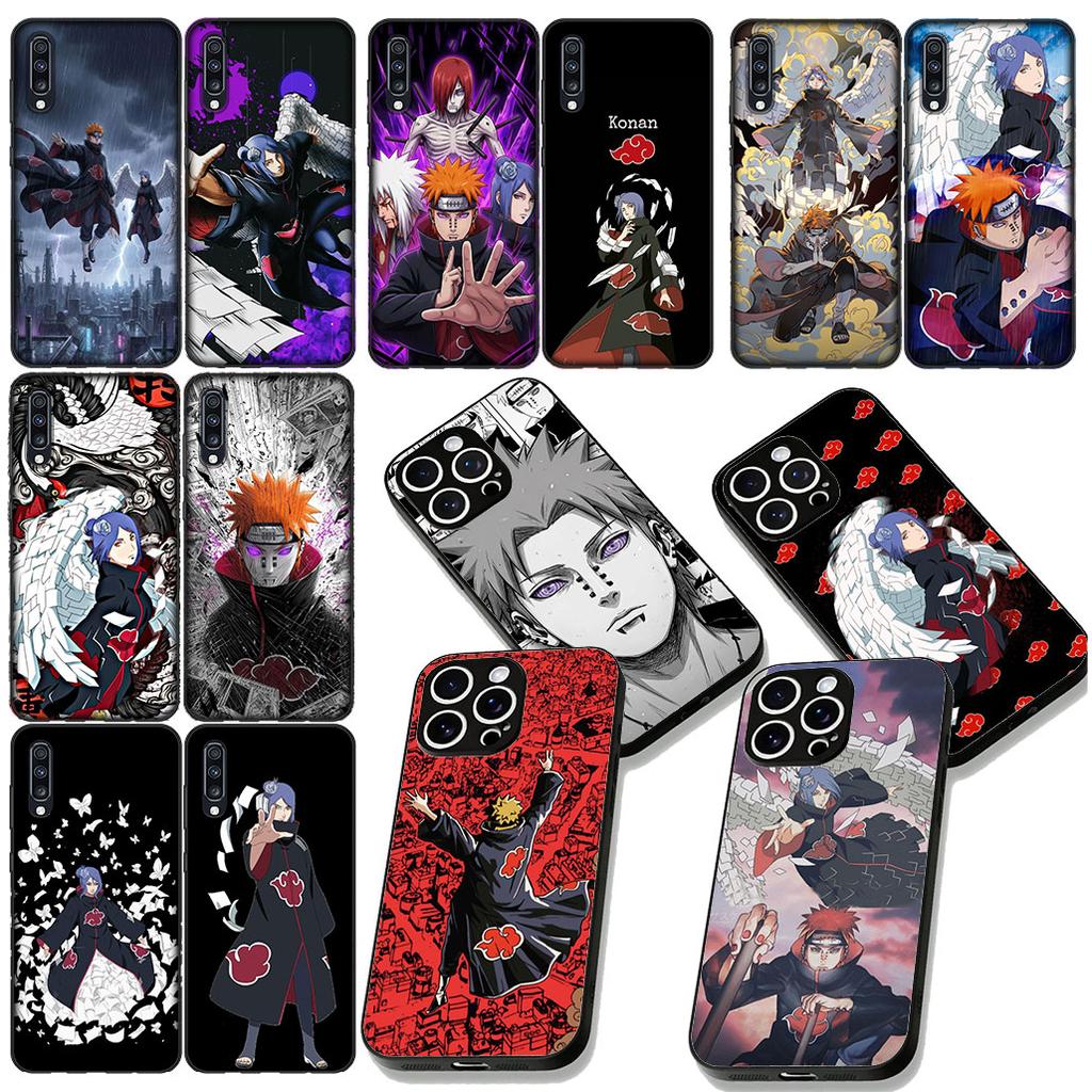 konan Narutos Pain Akatsuki Protective Cover for Samsung Galaxy S25 Edge S24 S23 FE Plus Ultra A16 A15 A55 A57 5G Phone Case