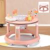 Baby Walker with 5 Adjustable Heights Baby Activity Center Features 360° Swivel Seat Music Detachable Toys Bounce Foot Pad
