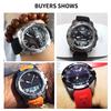 Нескользящий Высокоэластичный для Tissot T-Touch 21 20 мм Черно-Оранжевый T047 T013 T33 Специальный Интерфейс Антивозрастной Силиконовый Ремешок для Часов