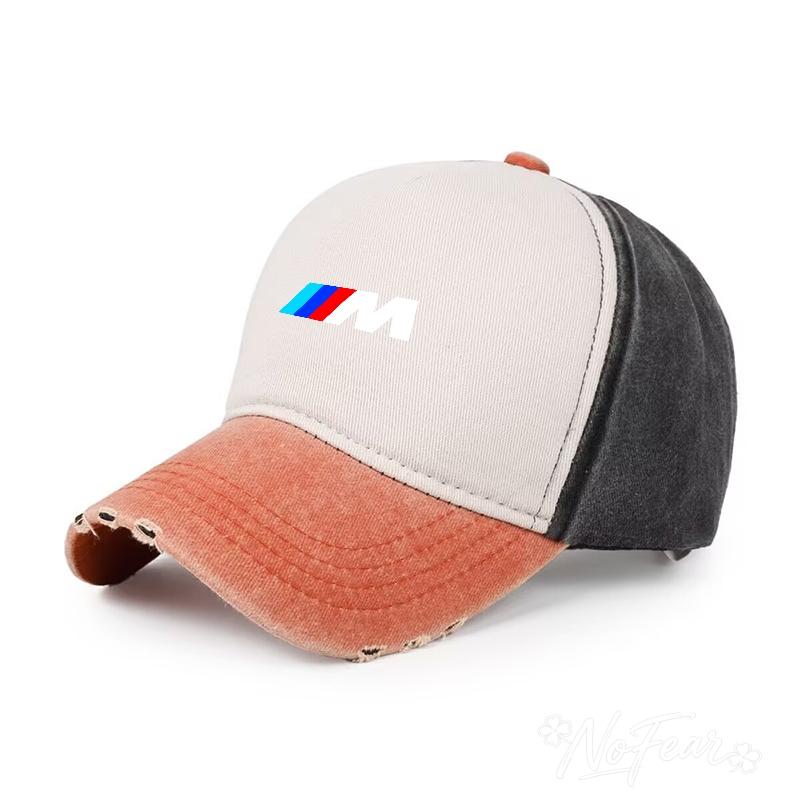 Unisex Summer Outdoor Sun Protection Caps stickers Fashion Solid Color Duck Tongue Hat For BMW E46 E39 E90 E60 E36 F30 F10 E34