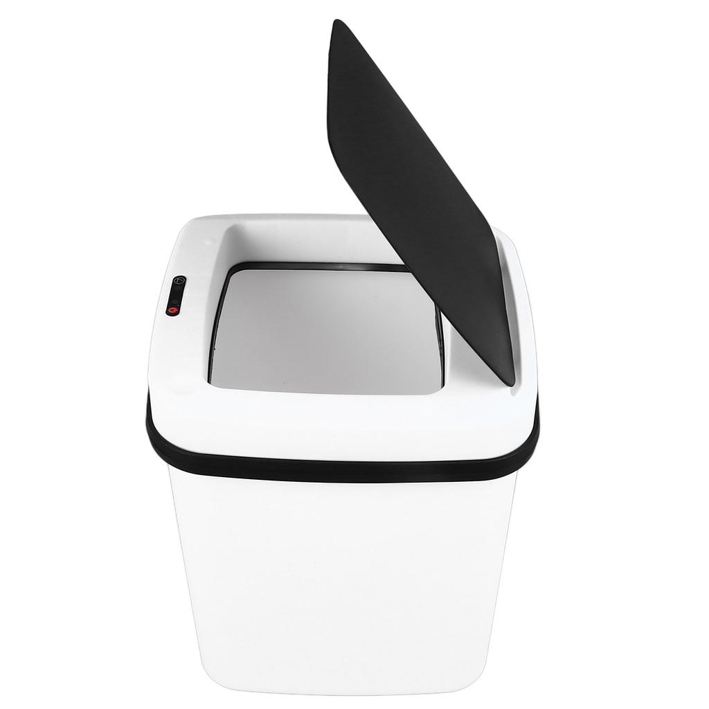 Умный мусорный бак большой емкости со светодиодной подсветкой, автоматический датчик движения, мусорное ведро с кнопкой для домашнего использования