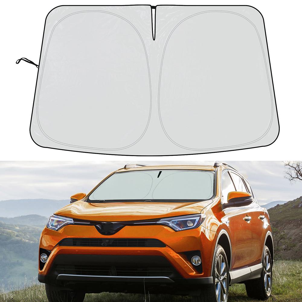 Car Front Window Sunshade Cover Parasol Auto Windshield Sun Visor Sunscreen For Toyota RAV4 2019 2020 2021 2022 Tesla Model 3