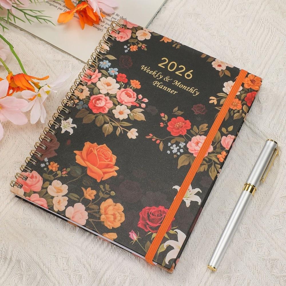 2026 A5 Weekly Monthly Planner Coil Notebook Diary Notebook Daily Schedule Book  Daily Schedule
