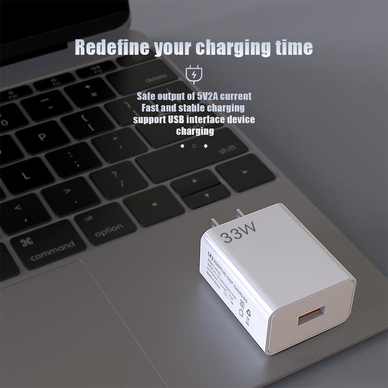 33 Вт USB Gan Зарядное устройство для телефона Для iPhone Для Samsung Huawei Xiaomi PD USB-A Быстрая зарядка Адаптер питания Смартфон Планшет Поездка