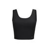 Bra Tank Series Solid U-Neck Seamless Sports Vest Women Tops Black 23RMS408W001