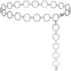 Hollow Metal Waist Chain Zinc Zinc Alloy Chain Belt Punk Style Waist Belt  Women