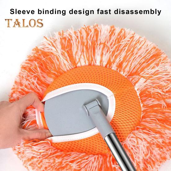 Высокоэффективная швабра с выдвижной ручкой, вращающаяся на 360 градусов, влажная и сухая швабра, двойная эффективность очистки, инструмент для уборки пола