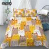 3D Cartoon Cat Print Home Living Luxury 2/3Pcs Comfortable Duvet Cover PillowCase Bedding Sets Queen and King EU/US/AU Size
