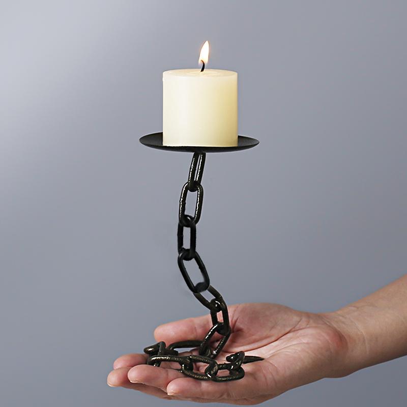 1 шт. Подсвечник-цепочка в виде бабочки из железа, подсвечник-цепочка, украшения для стола, предметы интерьера
