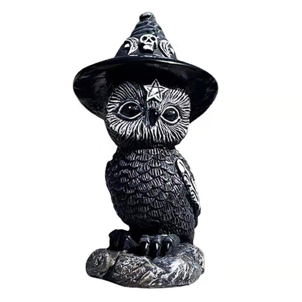 Halloween Magic Cat Resin Craft Home Decoration Gift