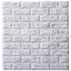 Dream Cushion Brick Wall Stickers, Wallpaper, and Tile Designs for Brick-Style Remakes, DIY, 70x77cm, Set of 3, Gray