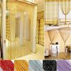 Luxury Crystal Curtain Flash Line Shiny Tassel String Curtain Door Window Room Divider Shiny Silver Line Curtain Home Decoration
