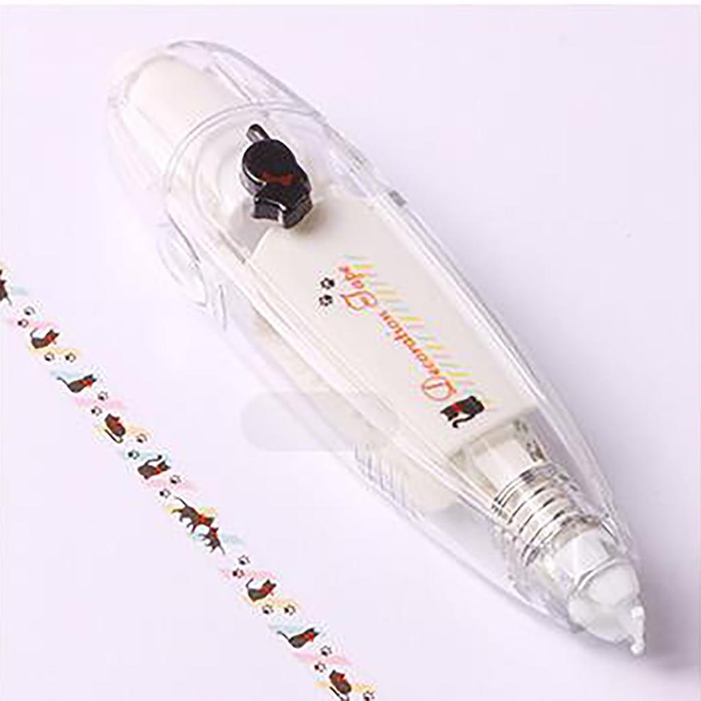 12 шт. цветная креативная кружевная лента для украшения, коррекционная лента, мультяшная декоративная лента, ручка