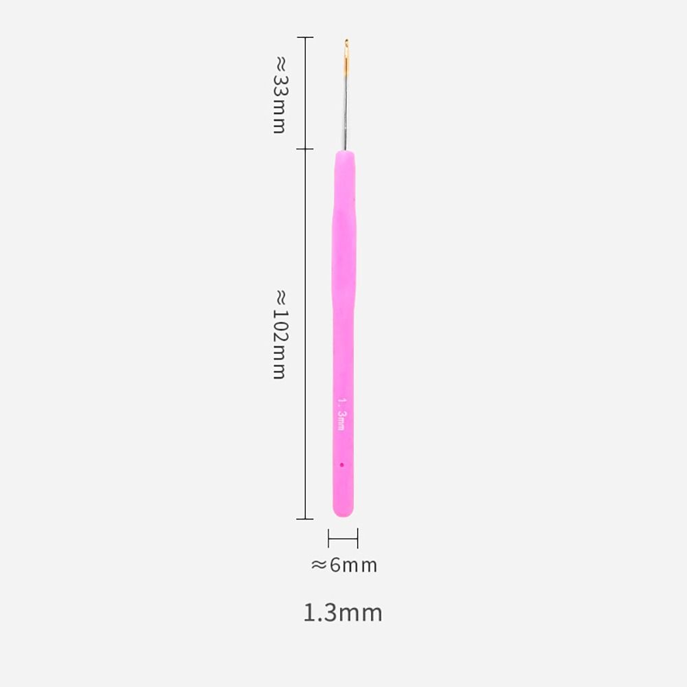 New Rubber Handle Knitting Needles Long Multisize Crocheting Hooks Crocheting Needles Scarf