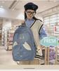 Large Capacity Nylon Backpack for Women and Men - Japanese/Korean High School & College Style, Travel & Laptop-Friendly