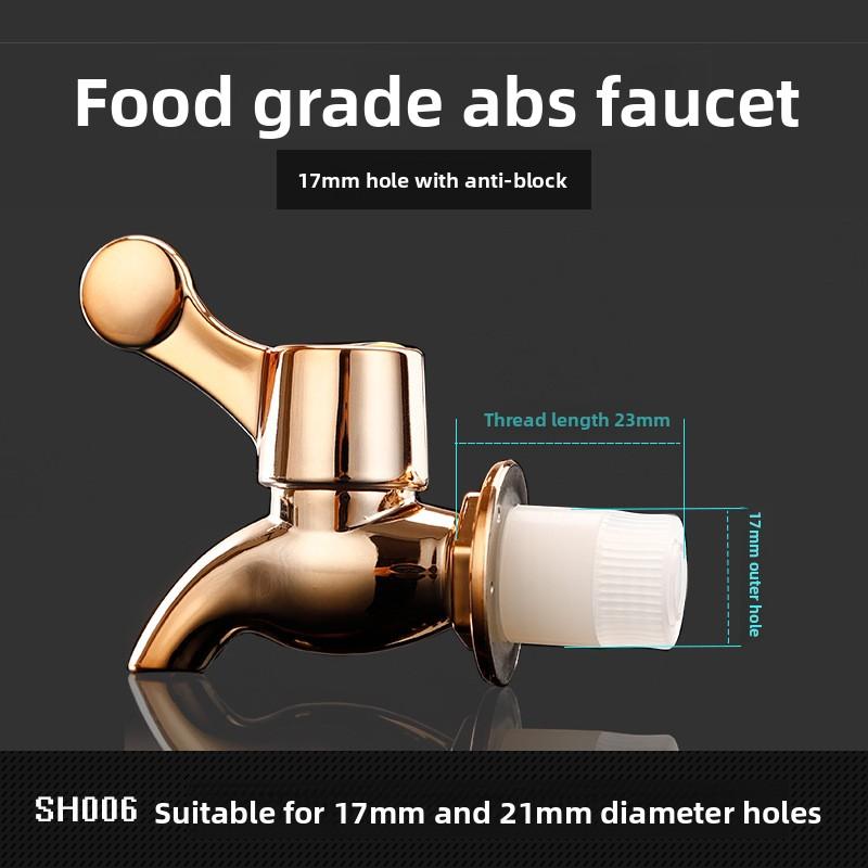 Кран для винной бутыли Кран из нержавеющей стали 304 Стеклянная бутыль Медный излив Бочковой клапан Переключатель