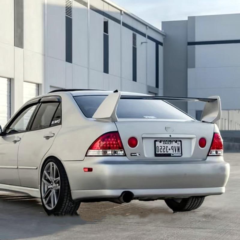 For 1998-2005 Lexus IS250 IS300 Car Rear Trunk Lid Lip Spoiler Wings Black Carbon Body Kit Exterior Tuning Accessories Part