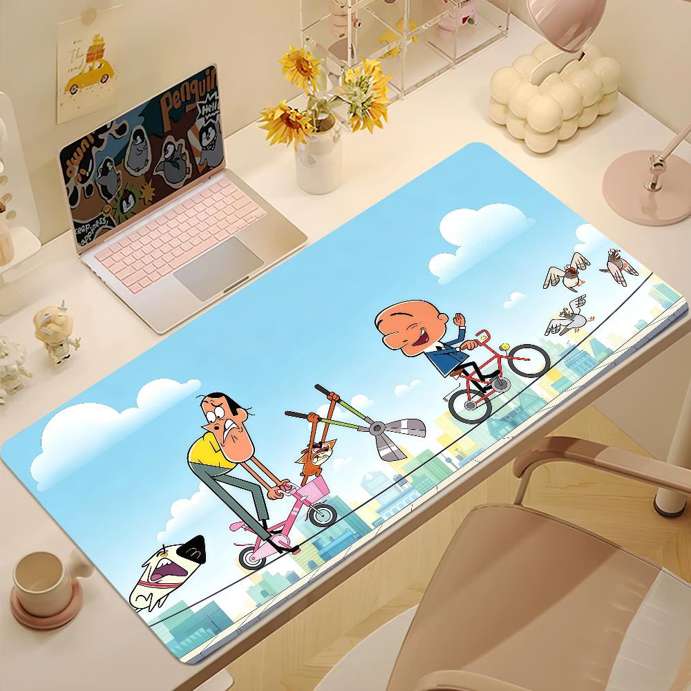 Cartoon MMr Magoo Mouse Pad Large NonSlip Lockedge Desktop Computer Desk Mat Keyboard Mousepad Office Gamer Student