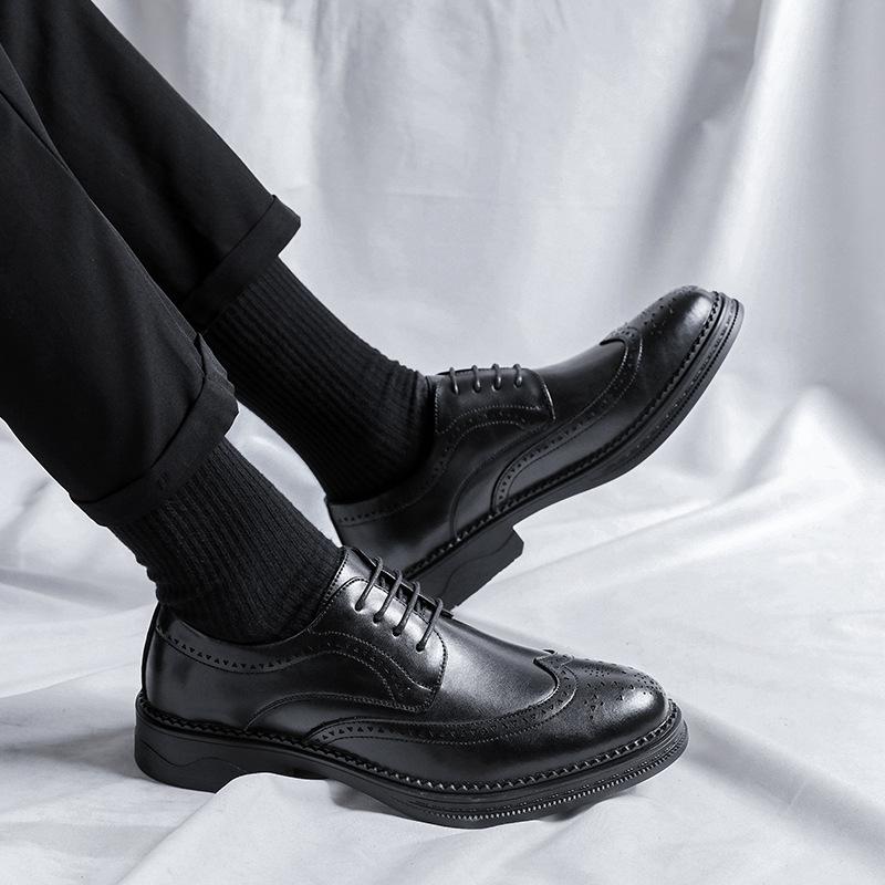 Кожаные мужские туфли британская корейская версия жениха свадебный костюм деловое платье повседневные мужские кожаные туфли 36101-R