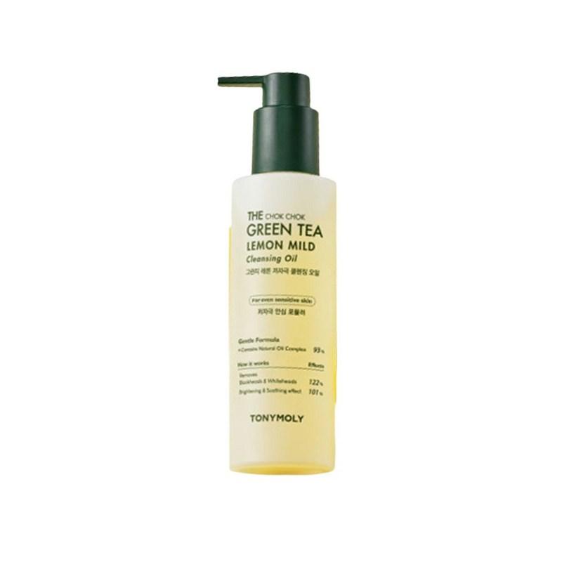 Tony Moly The Chok Chok Green Tea Lemon Hypoallergenic Cleansing Oil (200ml), 200ml, 1 pcs
