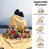 Christmas Winnie Pooh Party Blanket Soft Throw Blanket For Home Bedroom Bed Sofa Travel Office Solid Christmas Blanket