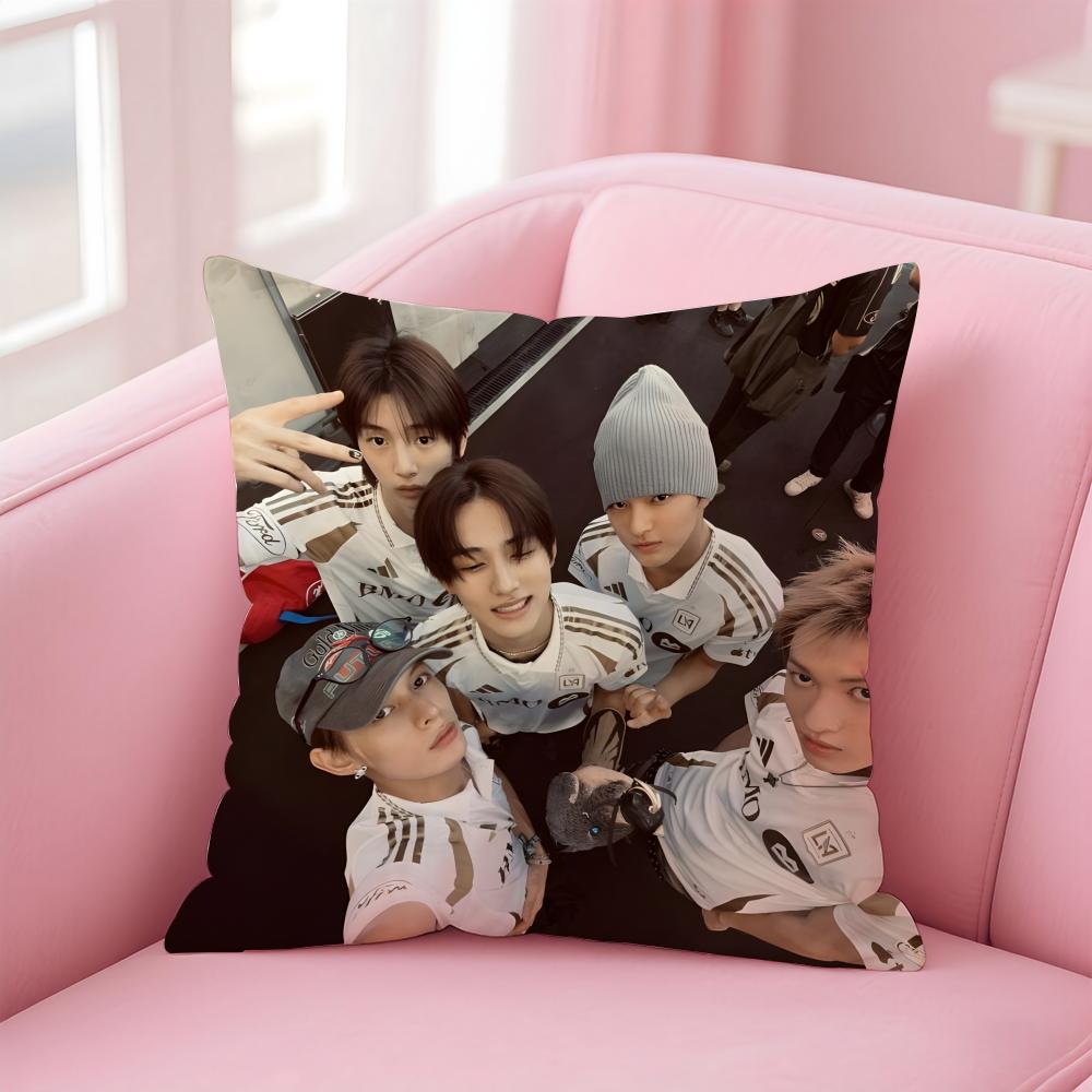 Korean Handsome Boy Group CCortis Cushion Cover Pillow Case Soft Skin Friendly Fabric Concealed Zipper