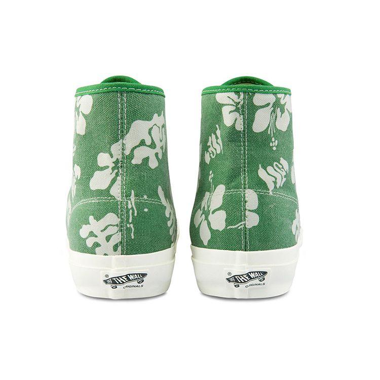 Vans Пакет OG Style 24 LX Hibiscus — эксклюзивные кроссовки унисекс Juniper Billys Tokyo, зеленые VN0A5HUT4OB