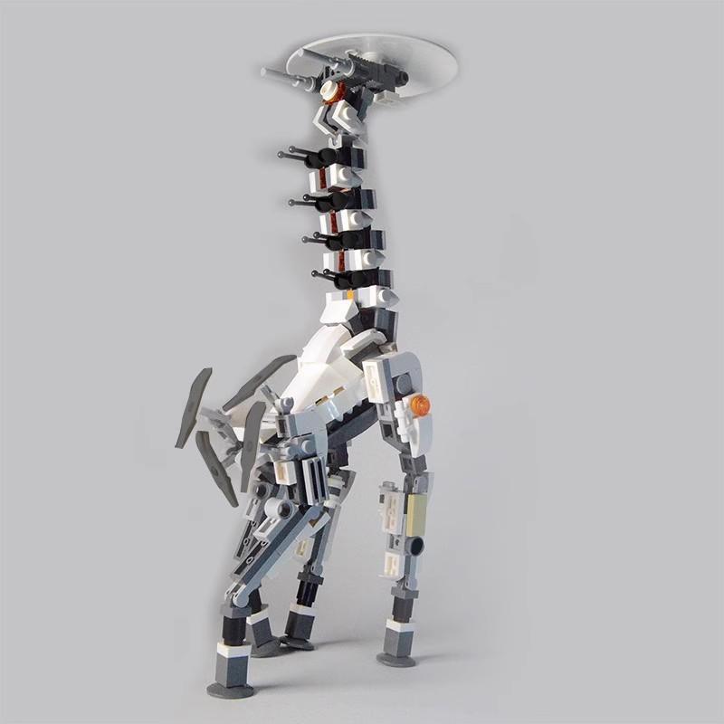 Мини-Набор Строительных Блоков Монстр с Длинной Шеей Horizon Zero Динозавр с Длинной Шеей Кирпичи Игрушка для Детей Взрослых Подарок