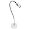 Aluminum Alloy LED Work Wall Light Flexible Gooseneck Table Wall Light (Wiring 110‑240V) Silver 6000K