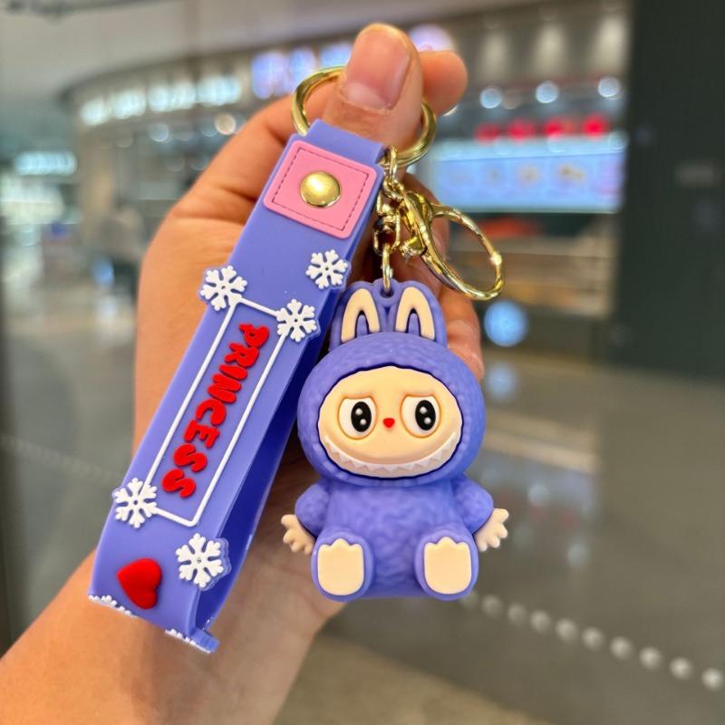 Брелок Милая Трехмерная Фигурка из Мягкой Резины Подвеска для Рюкзака