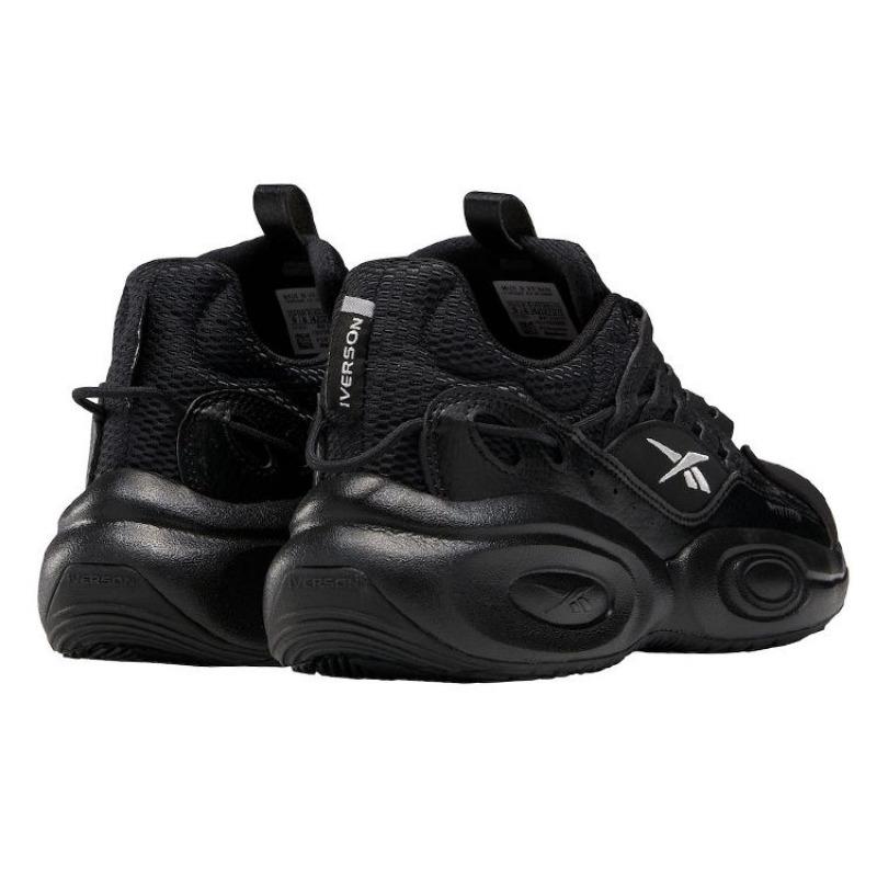 Reebok Кроссовки Solution Mid Unisex Высокие Винтажные Баскетбольные Черные GY0933
