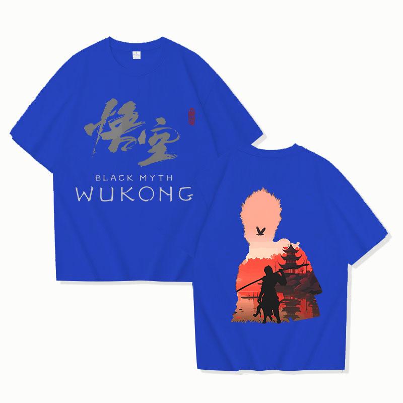 New Game Black Myth Wukong Graphic Print Shirt Tees Summer Tshirt Short Sleeve Wounisex Unisex Fashion Personality Casual Tops