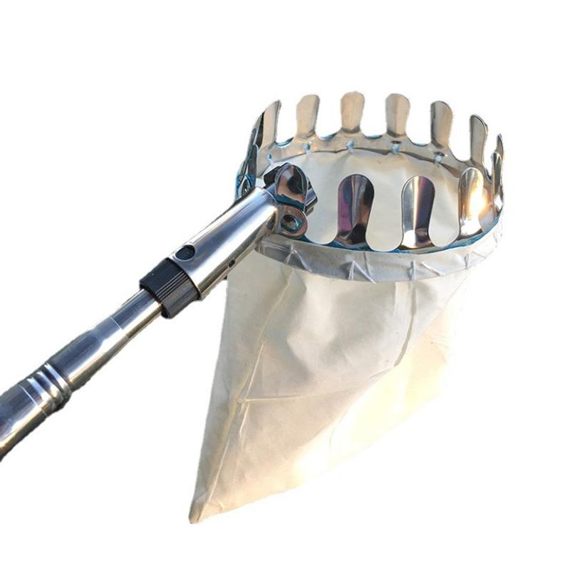 Металлический сборщик фруктов Садоводство Яблоко Персик Высокий сборщик деревьев Сельскохозяйственные садовые инструменты Улавливатель фруктов Садовые принадлежности