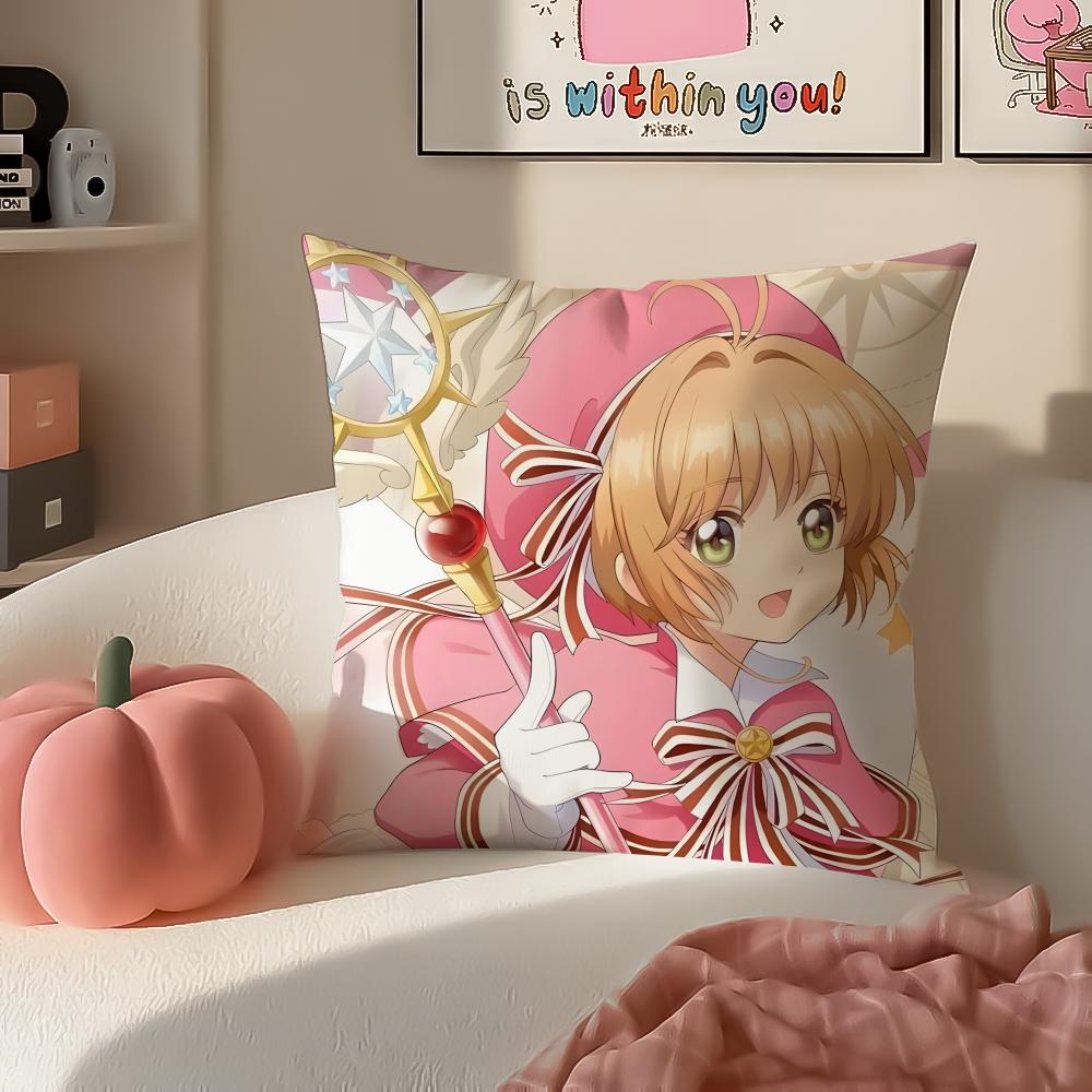 Магический Милый Японский Аниме Cardcaptor Sakura Наволочка Подушка Короткий Плюш Невидимая Молния Комната Диван Наволочка