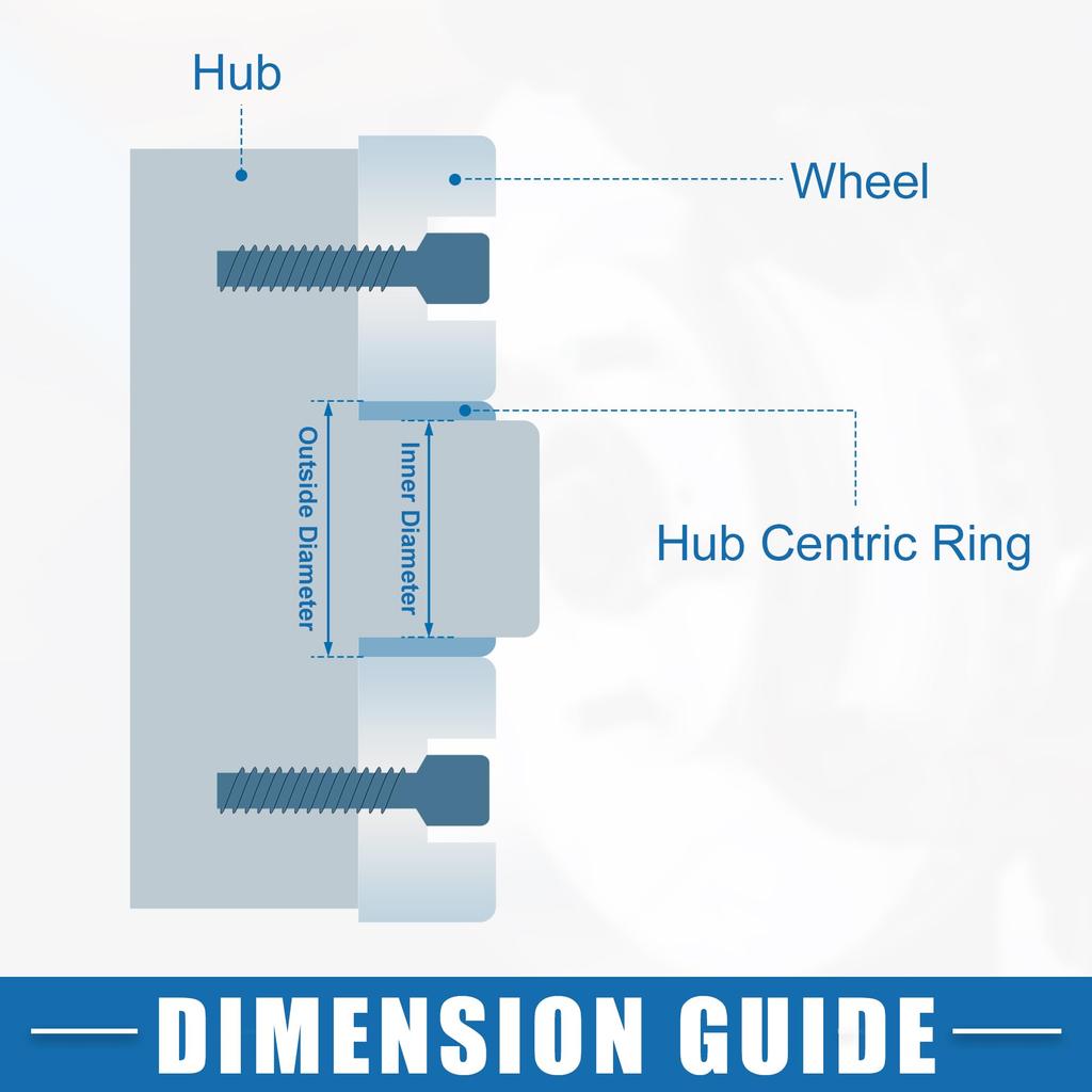 AABSOPRO Автомобильное центрирующее кольцо ступицы OD70.1mm ID57.1mm Центрирующее кольцо ступицы Проставка для отверстия колеса Алюминиевый сплав Красный Комплект из 4 шт.