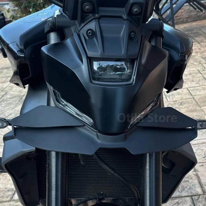 For MT-09 MT 09 MT09 SP 2024 2025 Motorcycle Downforce Naked Frontal Spoilers Winglet Aerodynamic Wing Front Spoiler Kit