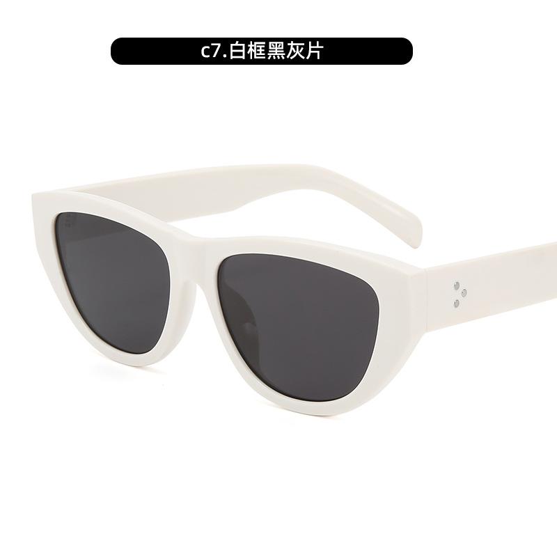 Год Солнцезащитные очки Персонализированные Солнцезащитные очки «Кошачий глаз» Тень Солнцезащитные очки Унисекс