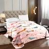 Cute Dachshund Pattern Blanket, Soft and Warm for All Seasons Decorative Throw or Gift  Camping Travel Blankets