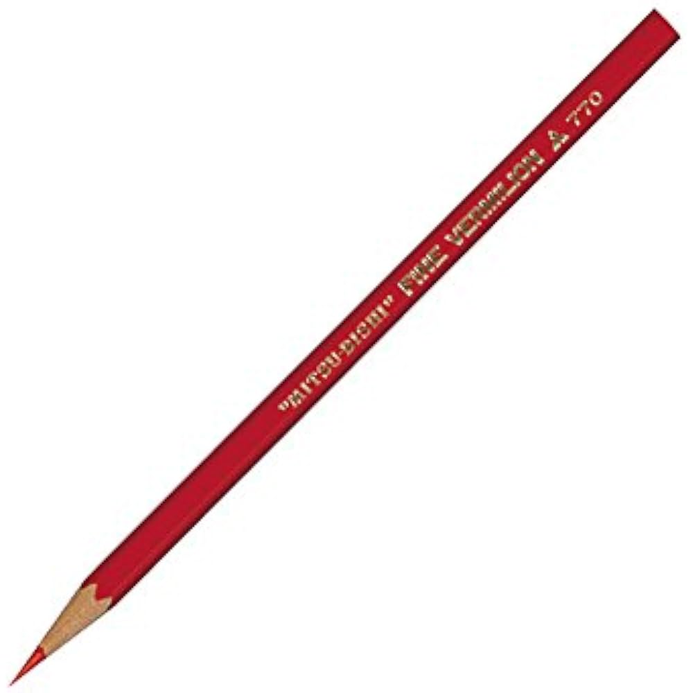 Mitsubishi Pencil Цветные карандаши Шестигранные 770 12 шт Киноварь K770